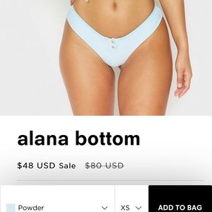 Frankie’s Bikini Alana Bottom - Powder S